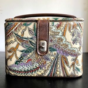 VTG 70s Paisley Cosmetics Case